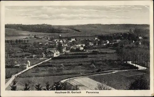 Ak Houthem Limburg Niederlande, St. Gorlach, Panorama