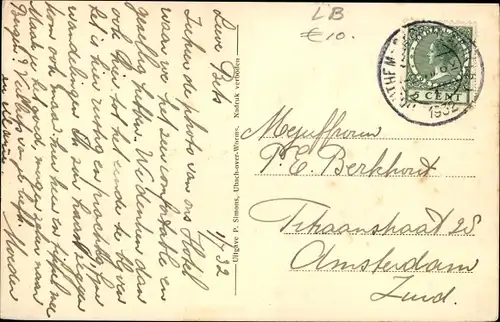 Ak Houthem Limburg Niederlande, Hotel Geuldal