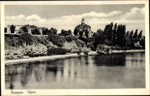 Ak Rumpen Limburg Niederlande, Vijver