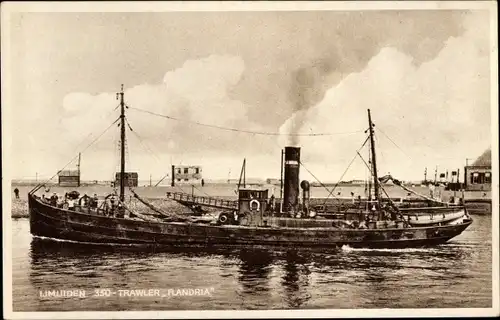 Ak Ĳmuiden Velsen Nordholland, Trawler Flandria, Fischerboote