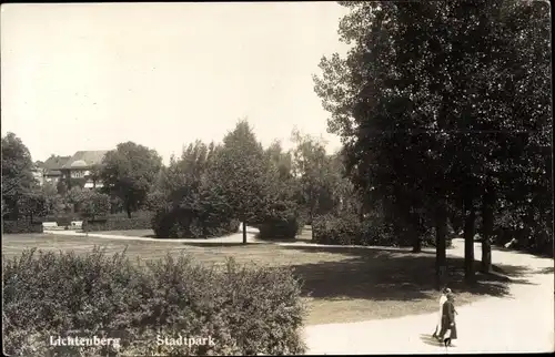 Ak Berlin Lichtenberg, Stadtpark
