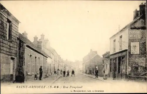 Ak Saint Arnoult en Yvelines, Rue Poupinel