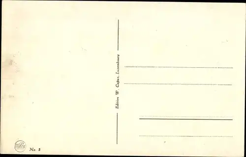 Ak Remich Luxemburg, Caves St. Martin, Moselle, Weinflasche