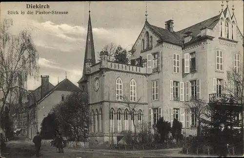 Ak Diekirch Luxemburg, Blick in die Pastorstraße
