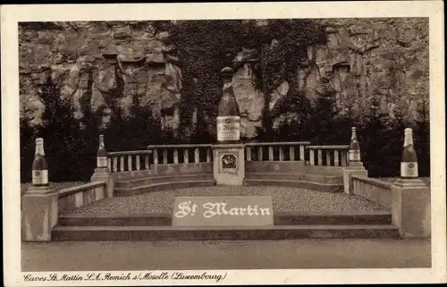 Ak Remich an der Mosel Luxemburg, Caves St. Martin
