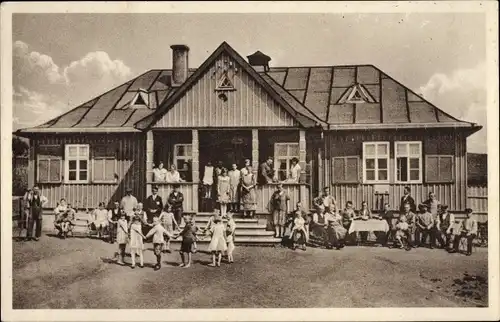 Ak Wüstenbrand Hohenstein Ernstthal Sachsen, Gartenheim des Schrebergarten Vereins