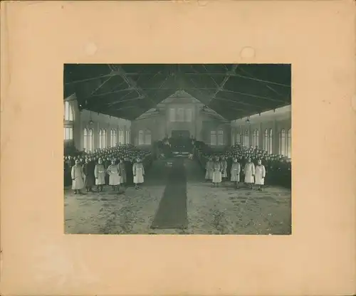Foto Potsdam, Reithalle B, Garde, Soldaten in Aufstellung