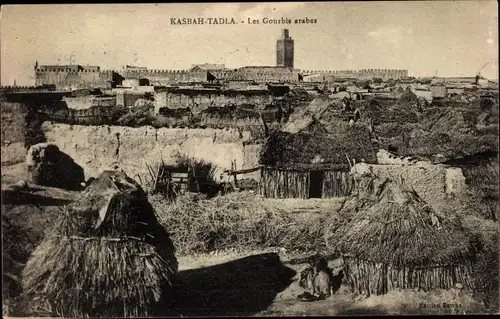 Ak Kasbah Tadla Marokko, Les Gourbis arabes