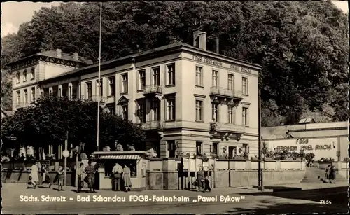 Ak Bad Schandau an der Elbe, FDGB-Ferienheim Pawel Bykow