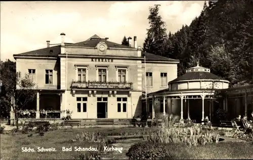 Ak Bad Schandau Sächsische Schweiz, Kurhaus