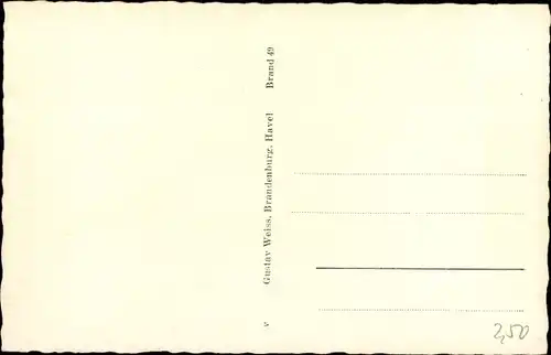 Ak Brandenburg an der Havel, Panorama