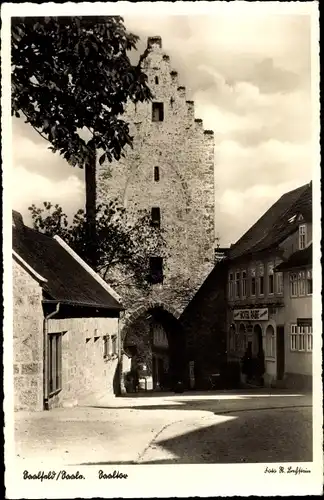 Ak Saalfeld an der Saale Thüringen, Saaltor