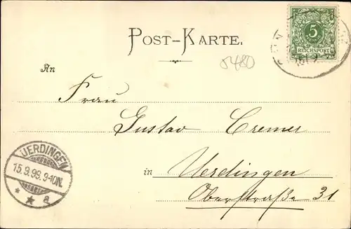 Mondschein Ak Rolandseck Remagen am Rhein, Siebengebirge