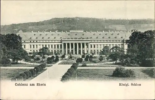 Ak Koblenz in Rheinland Pfalz, Königliches Schloss