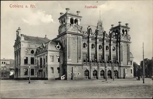 Ak Koblenz am Rhein, Festhalle