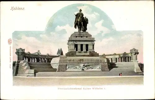 Ak Koblenz am Rhein, Kaiser Wilhelm Denkmal