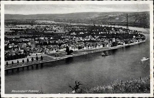 Ak Neuendorf Koblenz am Rhein, Gesamtansicht