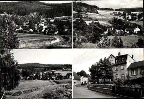 Ak Hohendorf Bad Brambach im Vogtland, Straßenansicht, Blick auf Ort und Umgebung