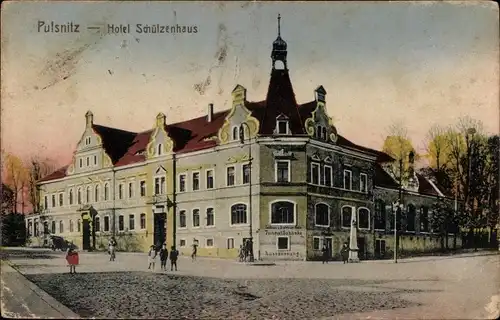 Ak Pulsnitz Sachsen, Hotel Schützenhaus