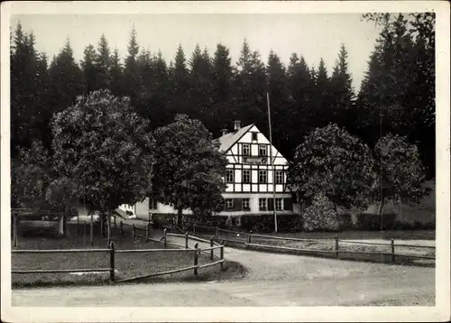 Ak Neudorf im Sehmatal Erzgebirge, FDJ Jugendherberge, Vierenstraße