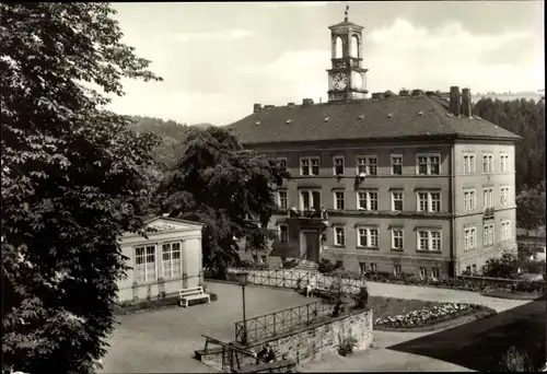 Ak Thermalbad Wiesenbad im Erzgebirge, Sanatorium