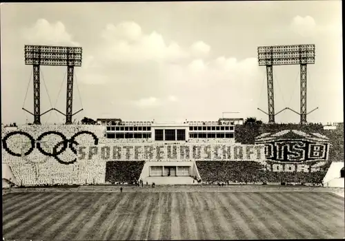 Ak Leipzig, Sportschau d. DTSB d. DDR, VI. Turn und Sportfest 1977, Spartakiade, Sportfreundschaft