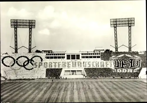 Ak Leipzig, Sportschau d. DTSB d. DDR, VI. Turn und Sportfest, Spartakiade 1977, Sportfreundschaft