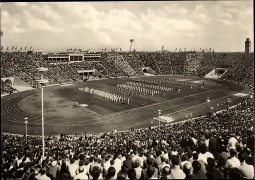 Ak Leipzig in Sachsen, Stadion der Hunderttausend