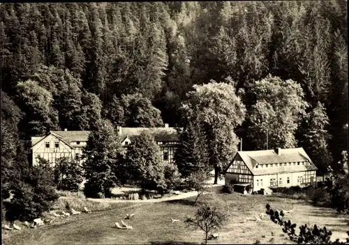Ak Stadtroda in Thüringen, Zeitzgrund, Neumühle, Genesungsheim
