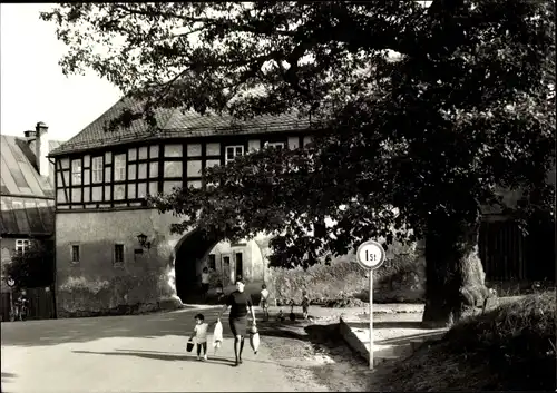 Ak Adorf im Vogtland, Freiberger Tor