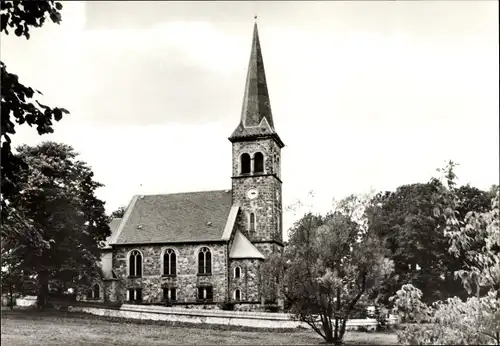 Ak Hermsdorf im Erzgebirge, Kirche