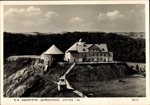 Ak Dohna in Sachsen, HO Gaststätte Burgschänke