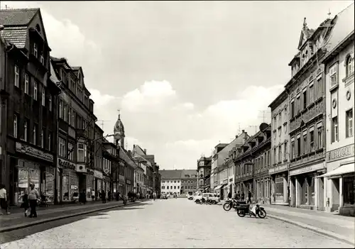 Ak Großenhain in Sachsen, Frauenmarkt, Geschäft Edelweiß, HO Wäschetruhe