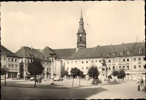 Ak Großenhain Sachsen, Karl Marx Platz