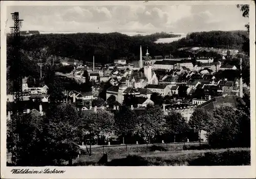 Ak Waldheim in Sachsen, Gesamtansicht