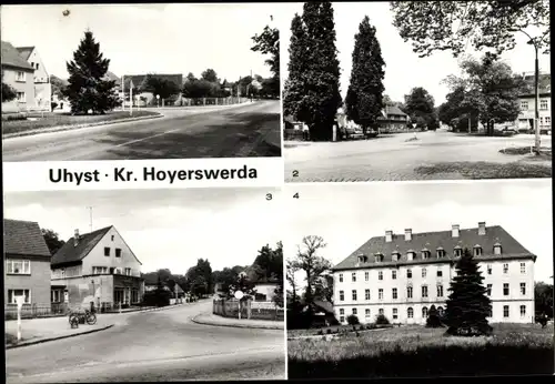 Ak Uhyst Boxberg Oberlausitz, Schloßstraße, Bezirkskrankenhaus Hoyerswerda, Klinikbereich