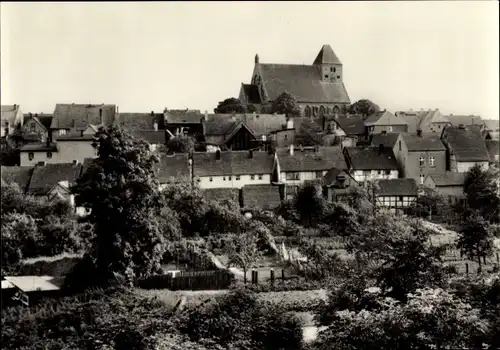 Ak Penzlin in Mecklenburg, Ortspartie, Kirche