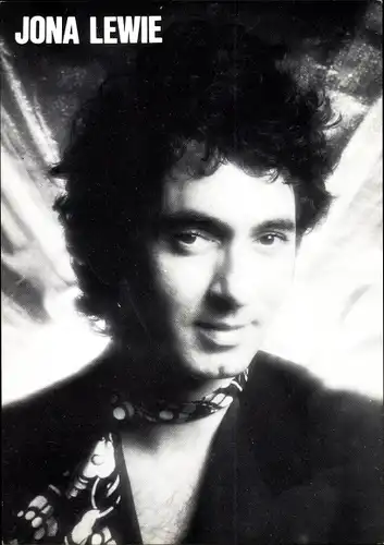 Ak Sänger Jona Lewie, Portrait