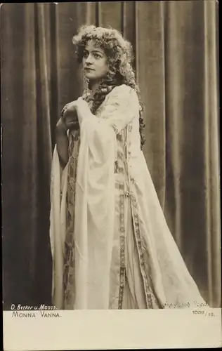 Ak Schauspielerin Theresina Gessner in Monna Vanna