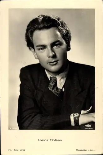 Ak Schauspieler Heinz Ohlsen, Portrait, Anzug