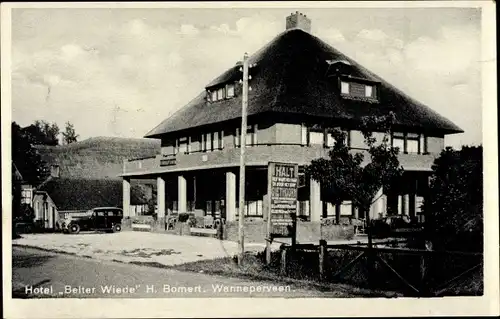 Ak Wanneperveen Overijssel, Hotel Belter Wiede, H. Bomert