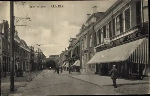 Ak Almelo Overijssel Niederlande, Grootestraat