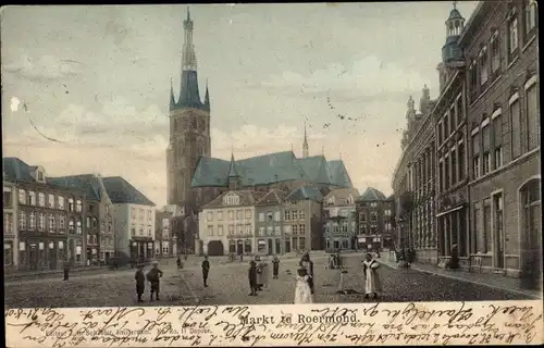 Ak Roermond Limburg Niederlande, Markt