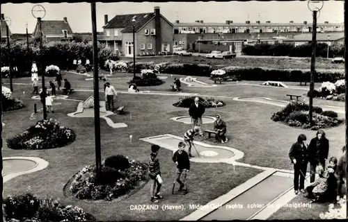 Ak Cadzand Kezand Zeeland Niederlande, Minigolf