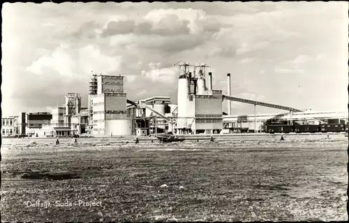 Ak Delfzijl Groningen, Soda-Project, Fabrik