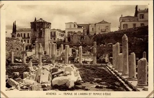 Ak Athen Griechenland, Temple de l'Agora, Temple d'Eole