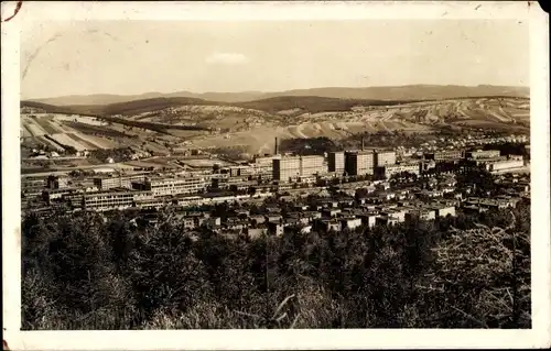 Ak Zlín Gottwaldov in Mähren Region Zlin, Celkovy pohled, Panorama