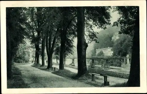 Ak Lazne Teplice nad Bečvou Teplitz Bad Region Olmütz, Alkalicko-zelezite prameny