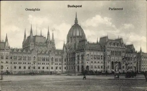 Ak Budapest Ungarn, Parlament