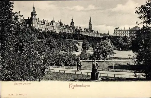 Ak København Kopenhagen Dänemark, Abbore Parken